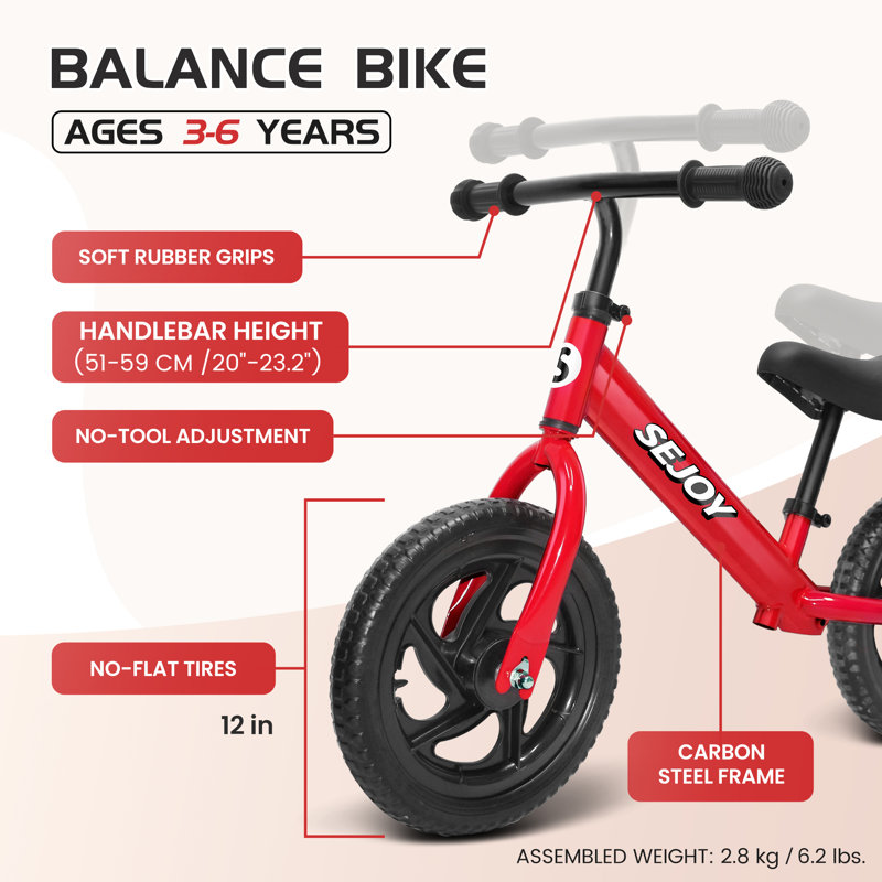 Push bike for 6 year old online